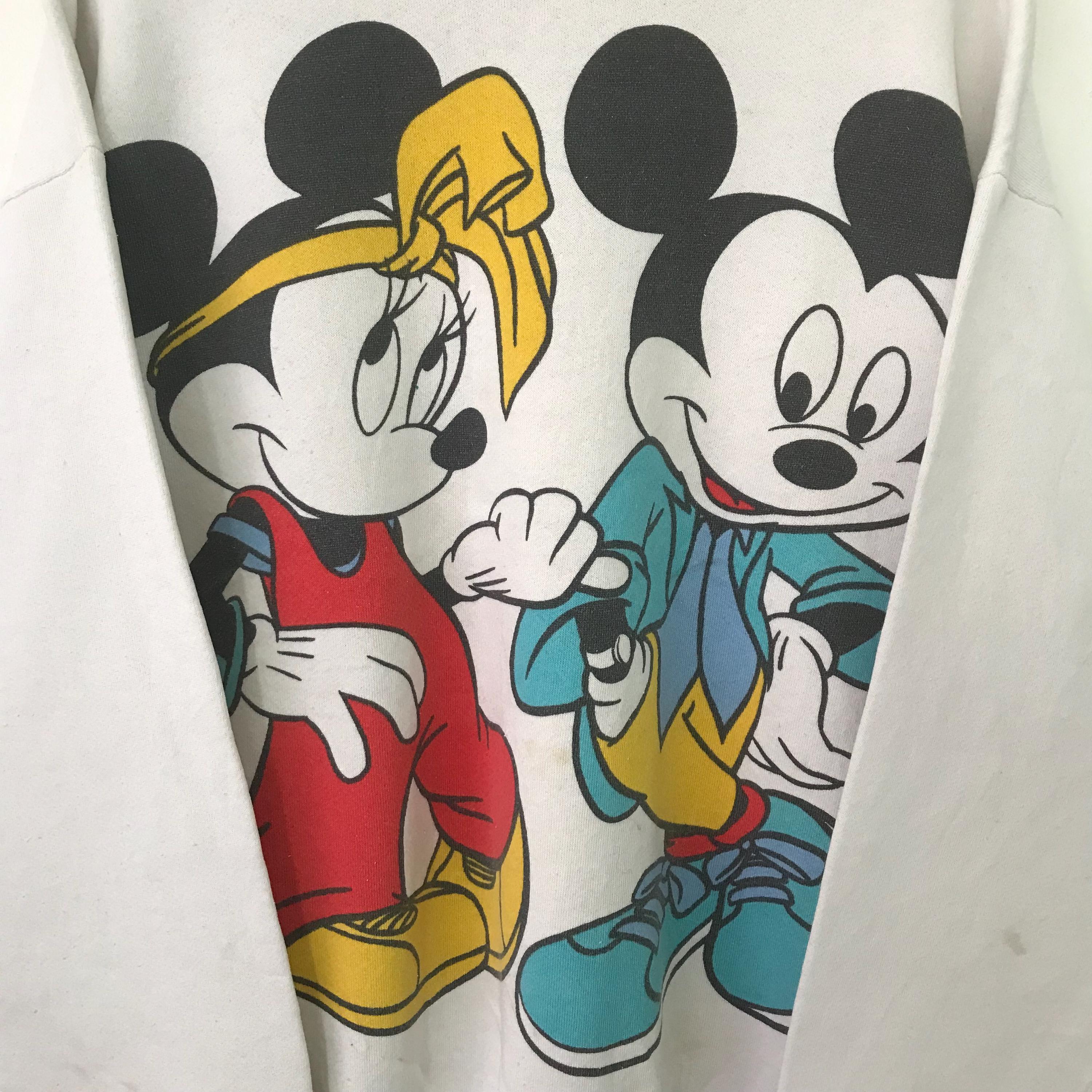90年代ヴィンテージ ミッキー＆ミニーマウス スウェットシャツ 