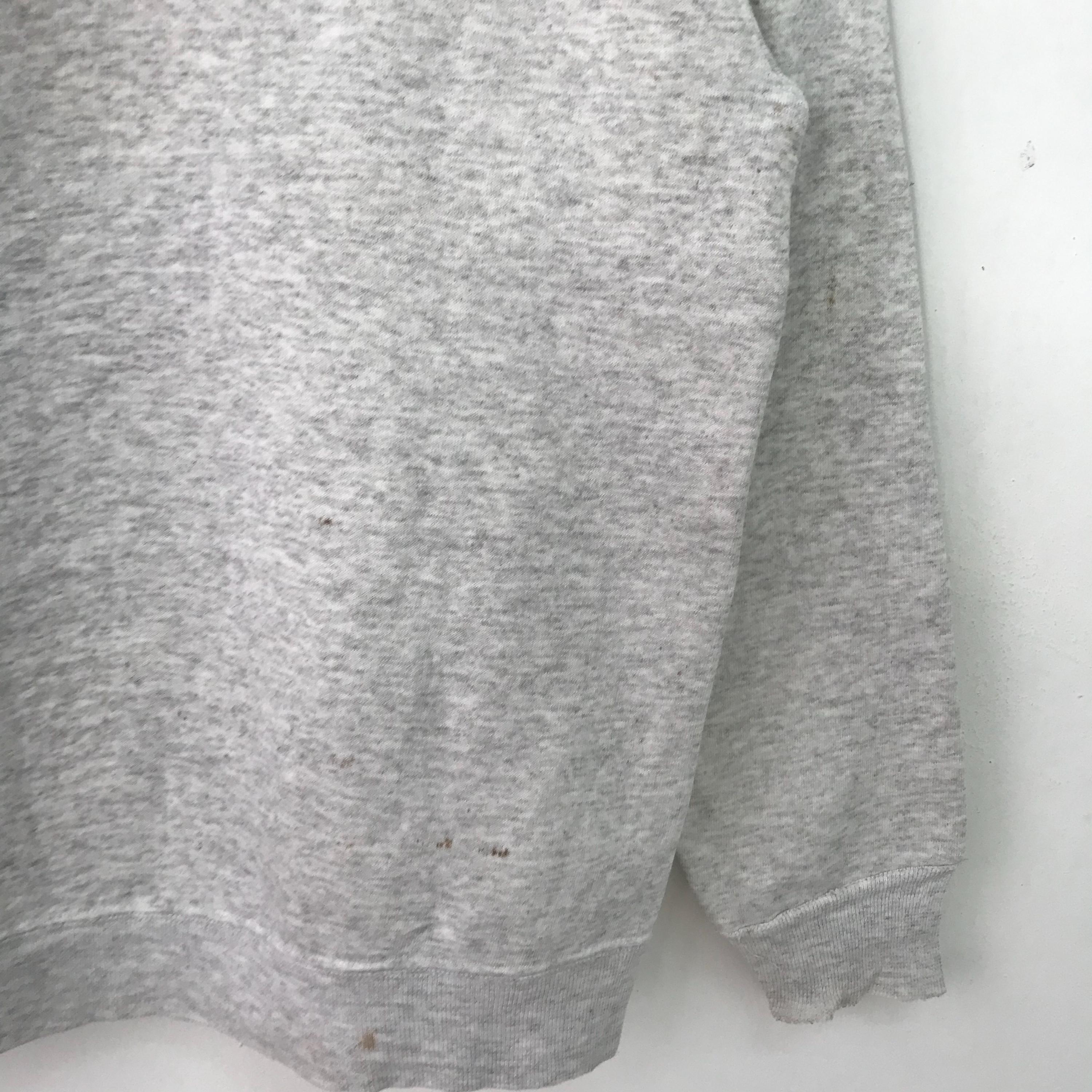 Sweat Vintage Mighty Ducks Anaheim Hockey - Taille L, Gris, Années 90 Avec Défauts
