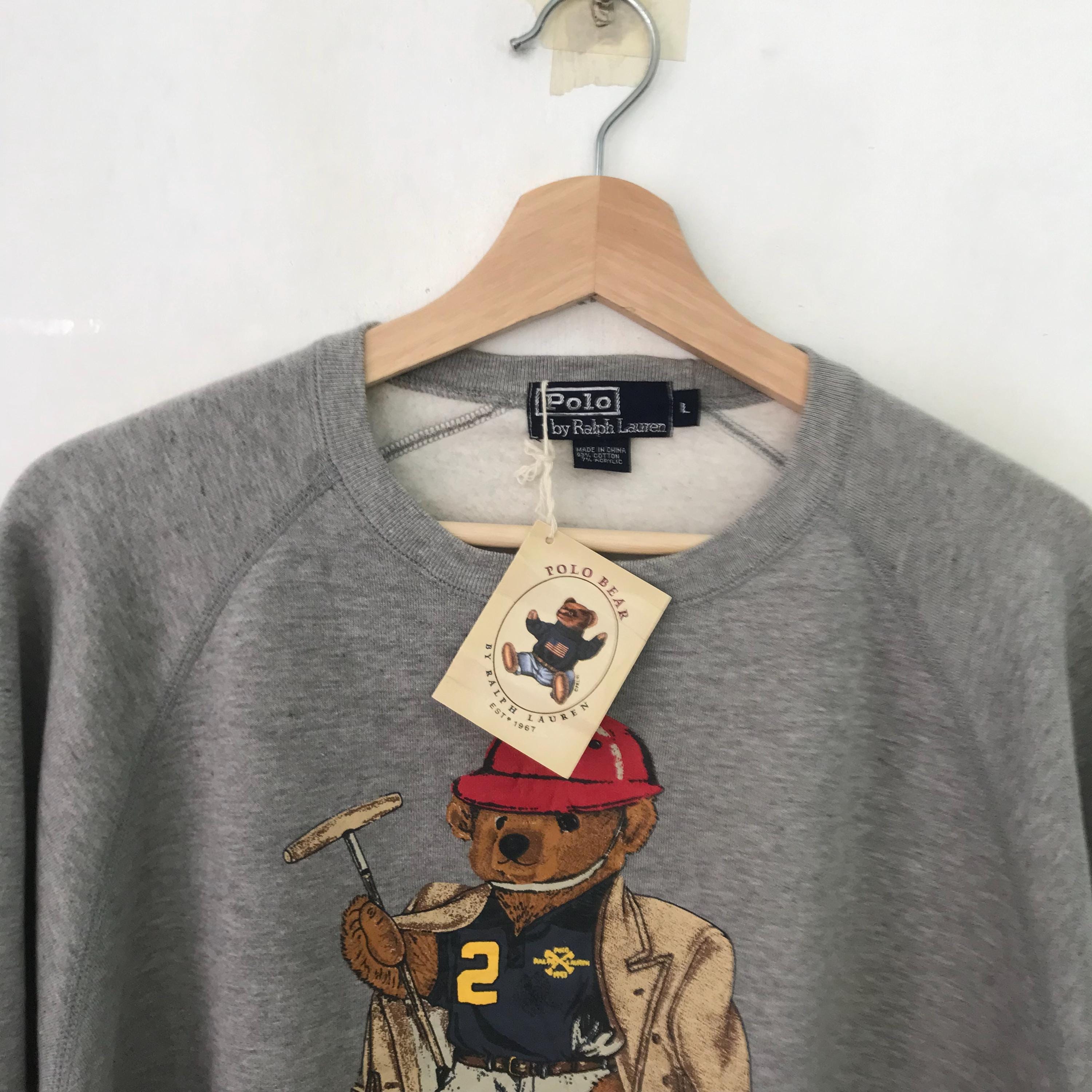 Vintage Polo Bear Ralph Lauren Sweatshirt Polo Ralph Lauren