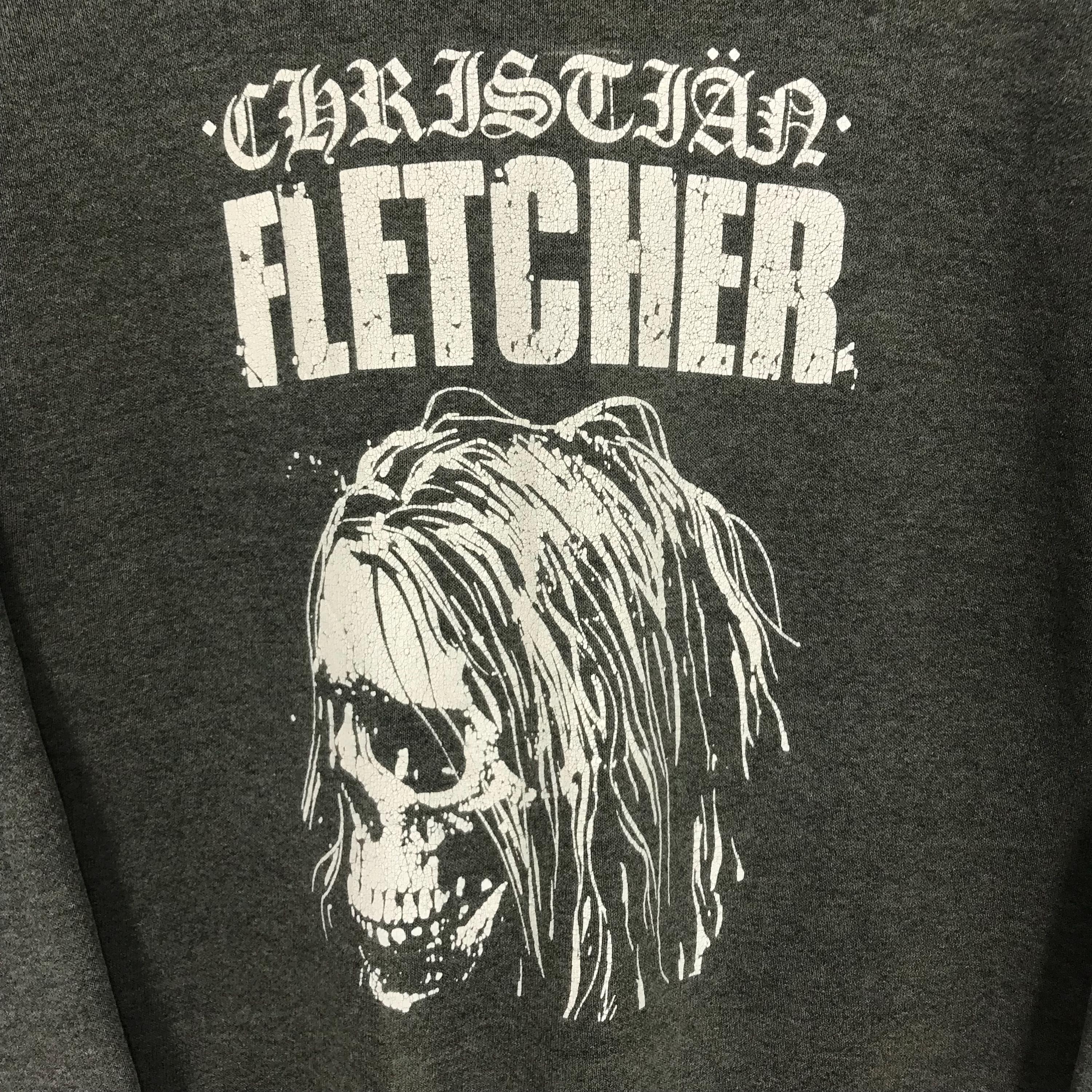 90s 80s USA製 クリスチャン フレッチャー パーカー ヴィンテージ 90s christian fletcher クリスチャン フレッチャー パーカー