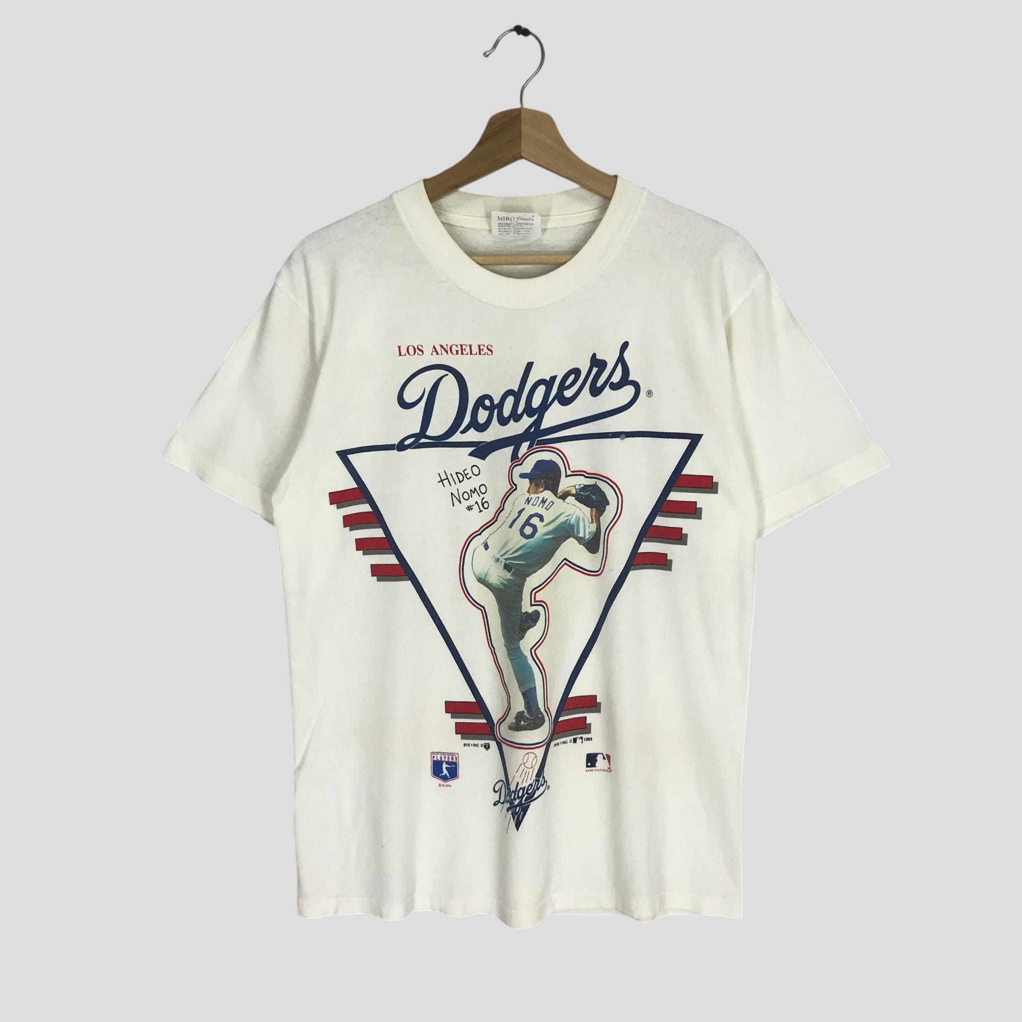 ロサンゼルス・ドジャース ノモ 16 Tシャツ HIDEO NOMO 野茂英雄 LA DODGERS 16 ドジャース MLB 半袖Tシャツ