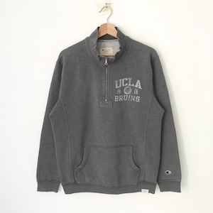 Vintage University California Los Angeles Ncaa Gray Sweatshirt Medium University California Spell Out Sweater University Pullover Size M