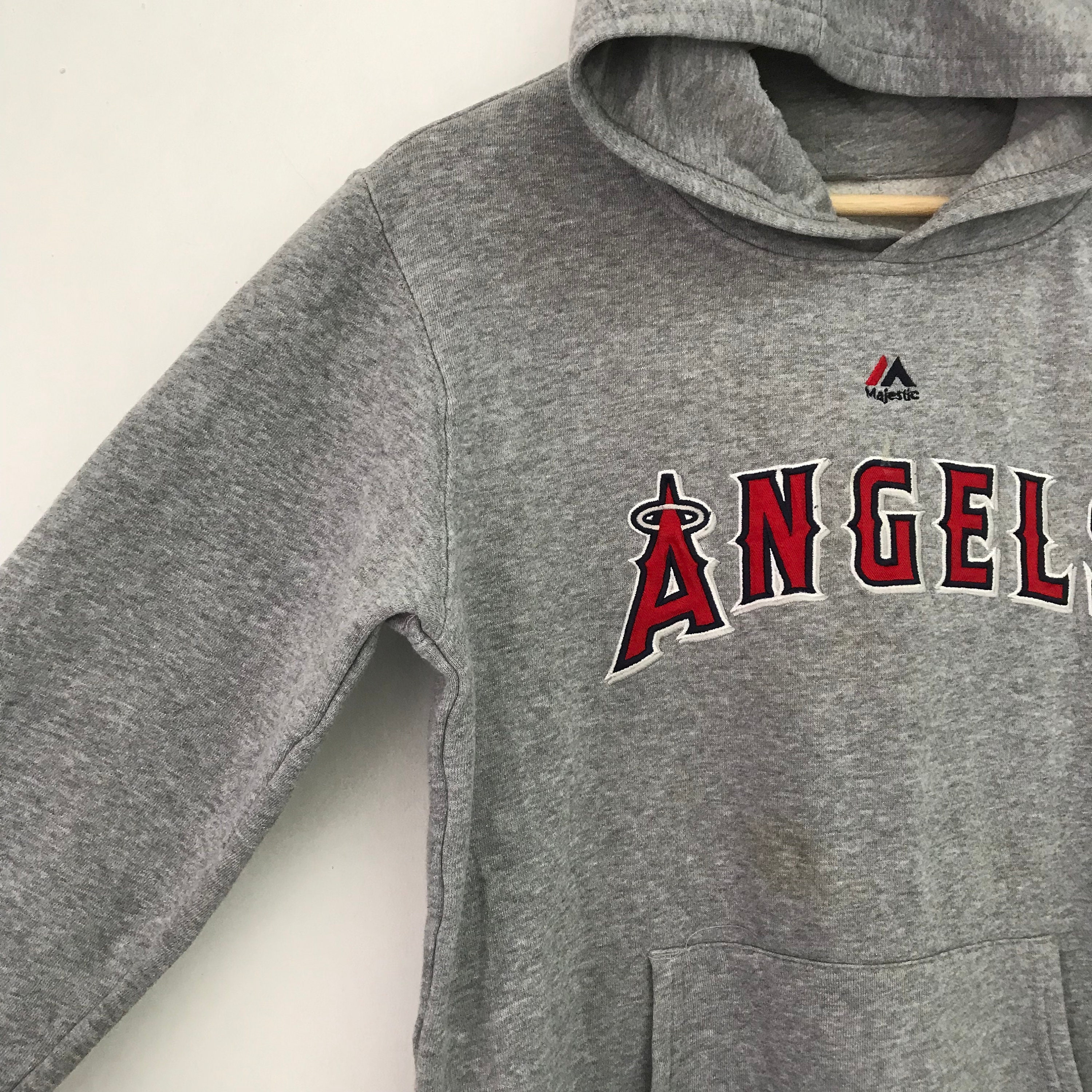 Vintage Los Angeles Angels Sweater Gray Medium Angels Sweater 