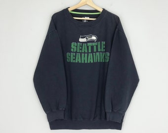 Vintage Seahawks Crewneck, Seahawks Sweatshirt, Retro Football Sweatshirt, Football Crewneck, Seattle Football