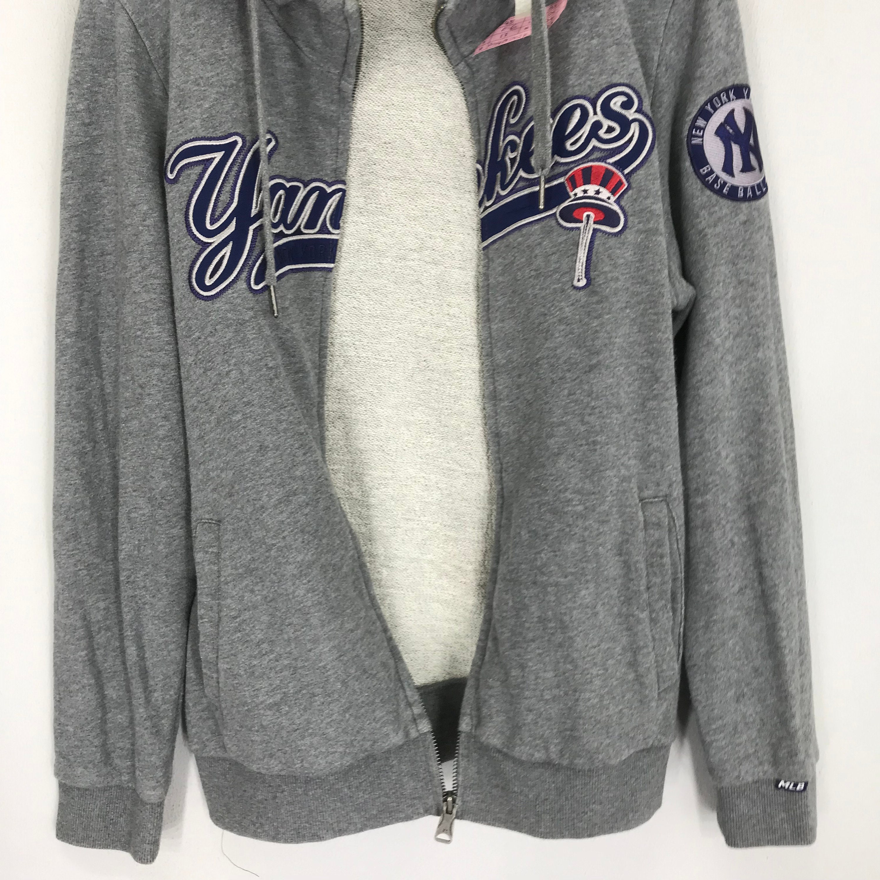 Vintage New York Yankees Gray Sweater Medium NY Yankees