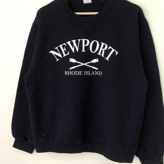 Vintage Newport Rhode Island Blue Sweatshirt Medi… - image 3