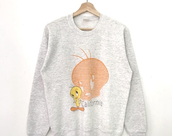 90年代ヴィンテージ トゥイーティーバード スウェットシャツ