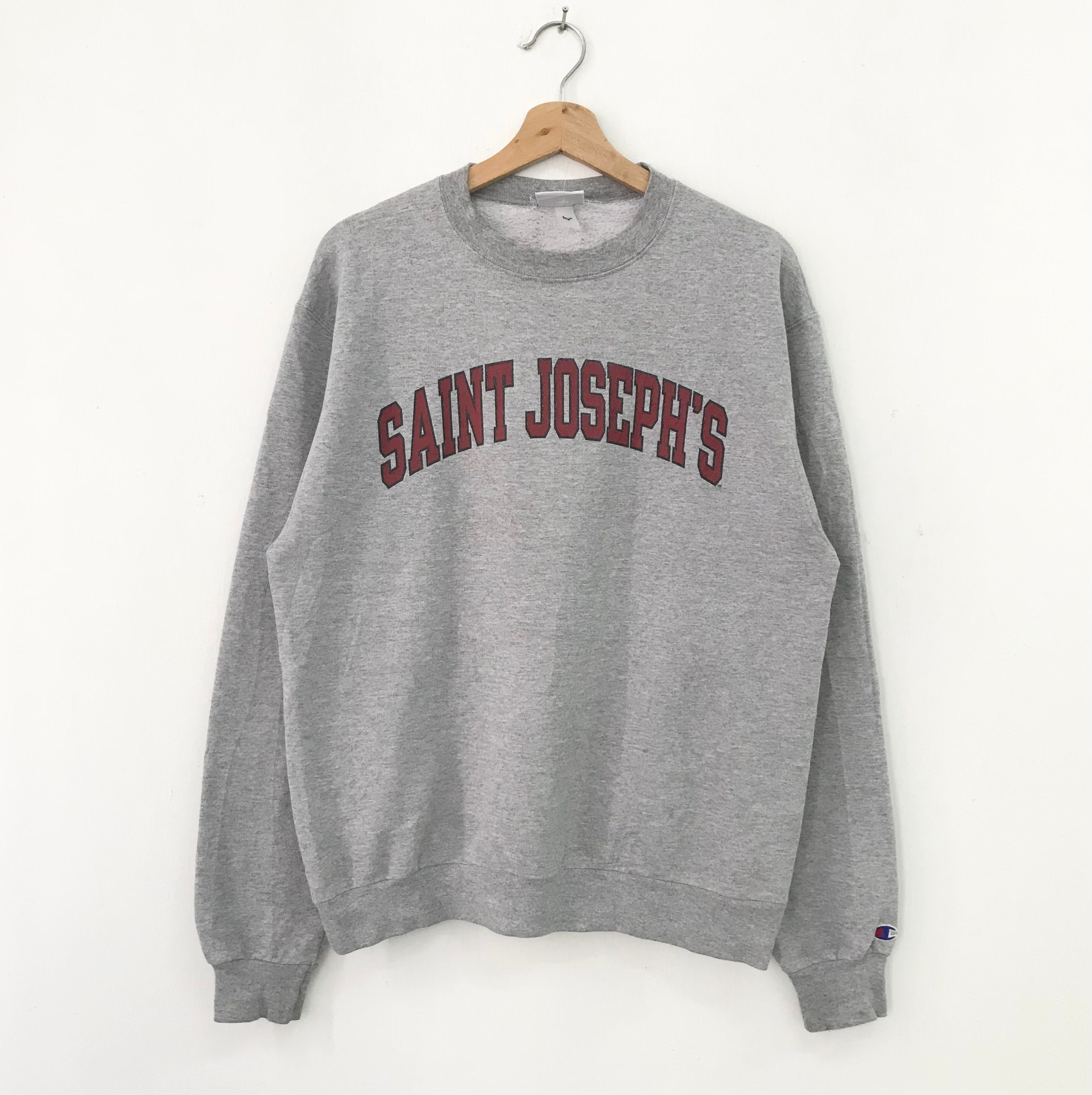 Vintage Saint Josephs Gray Sweatshirt Medium Saint Josephs University Sweater Saint Josephs Spell Out Crewneck Josephs Pullover Size M Etsy Ireland
