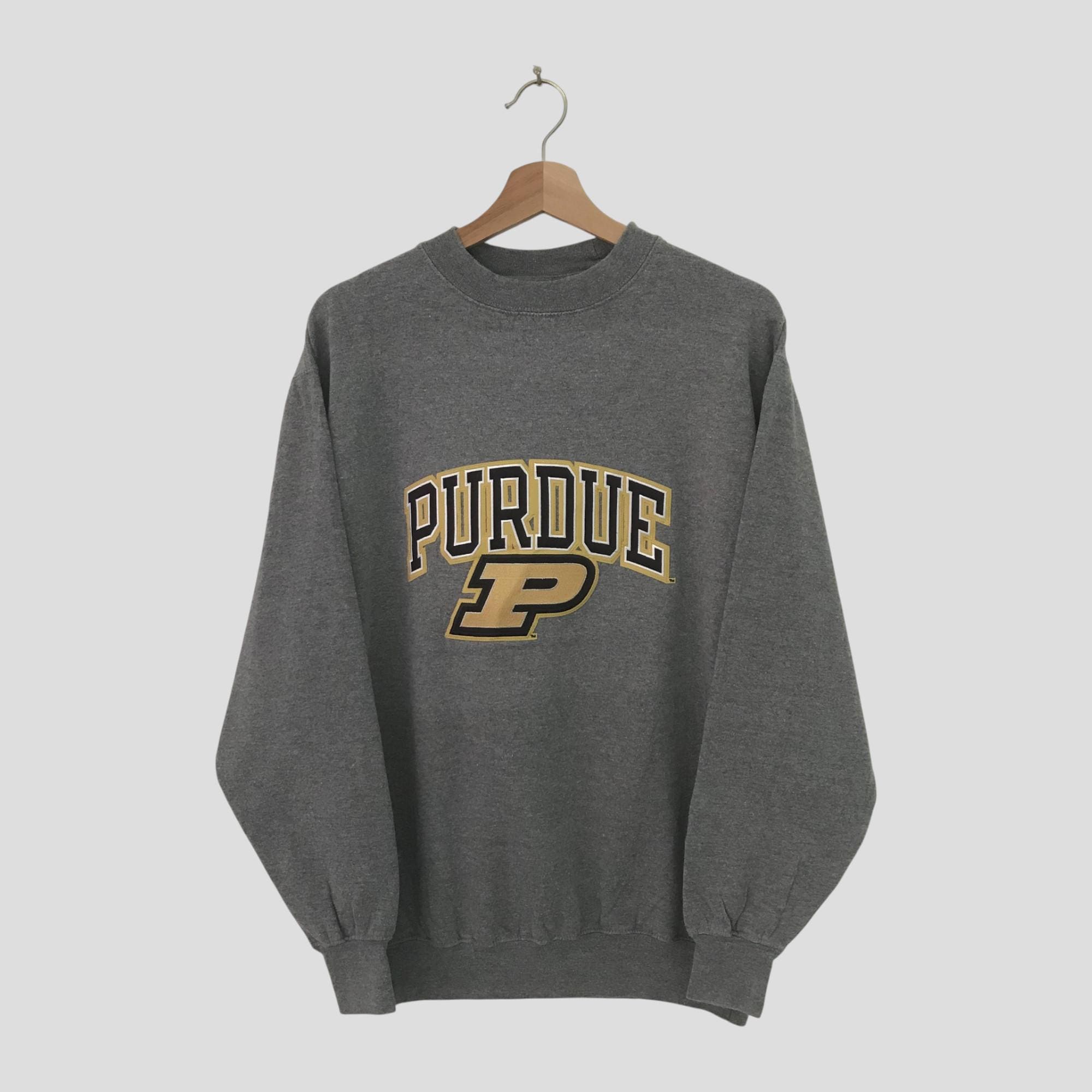Vintage Purdue University Grey Sweatshirts Medium Purdue