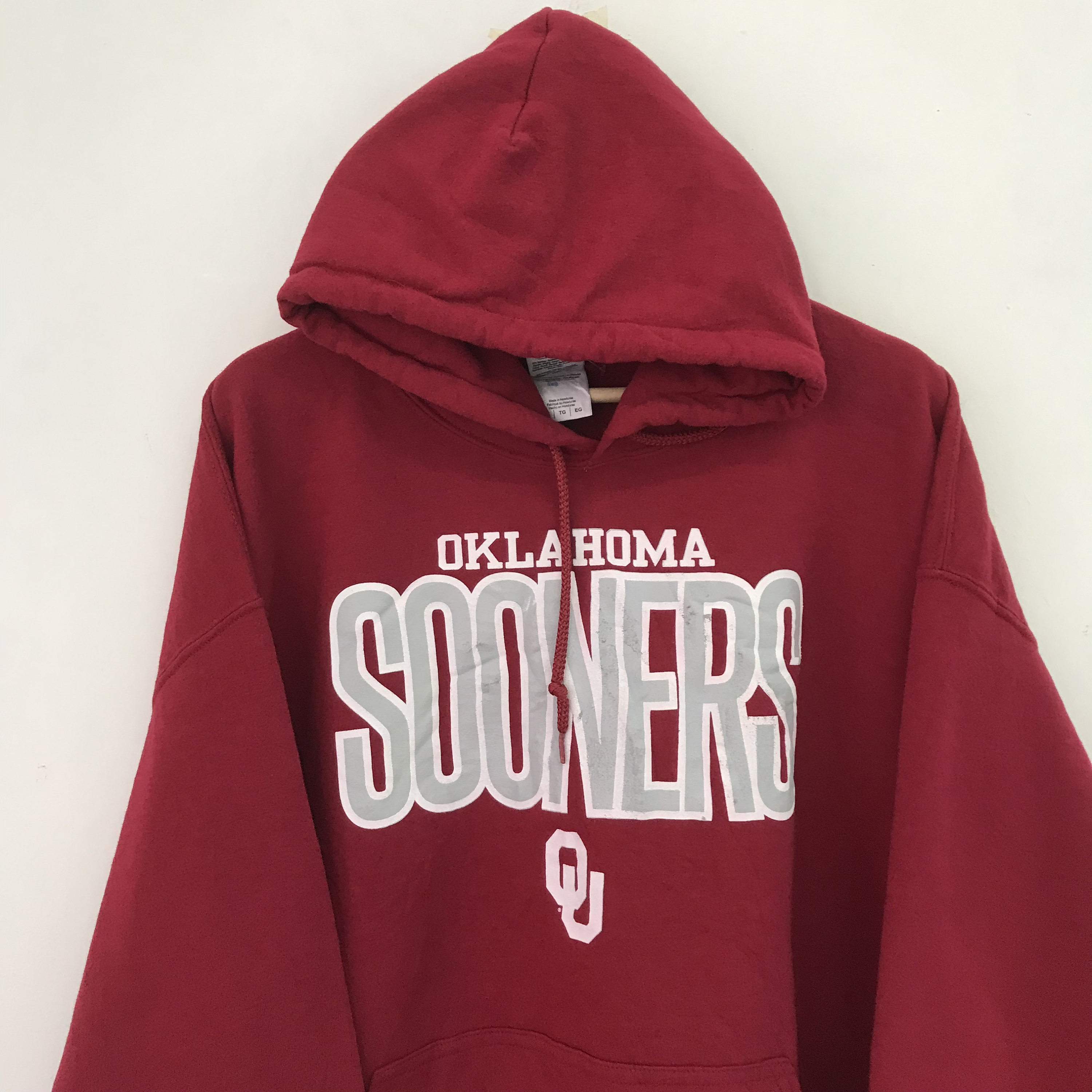 Oklahoma Sooners Jacket Mens 2XL Red Starter OU Logo Full Zip Vintage 90s