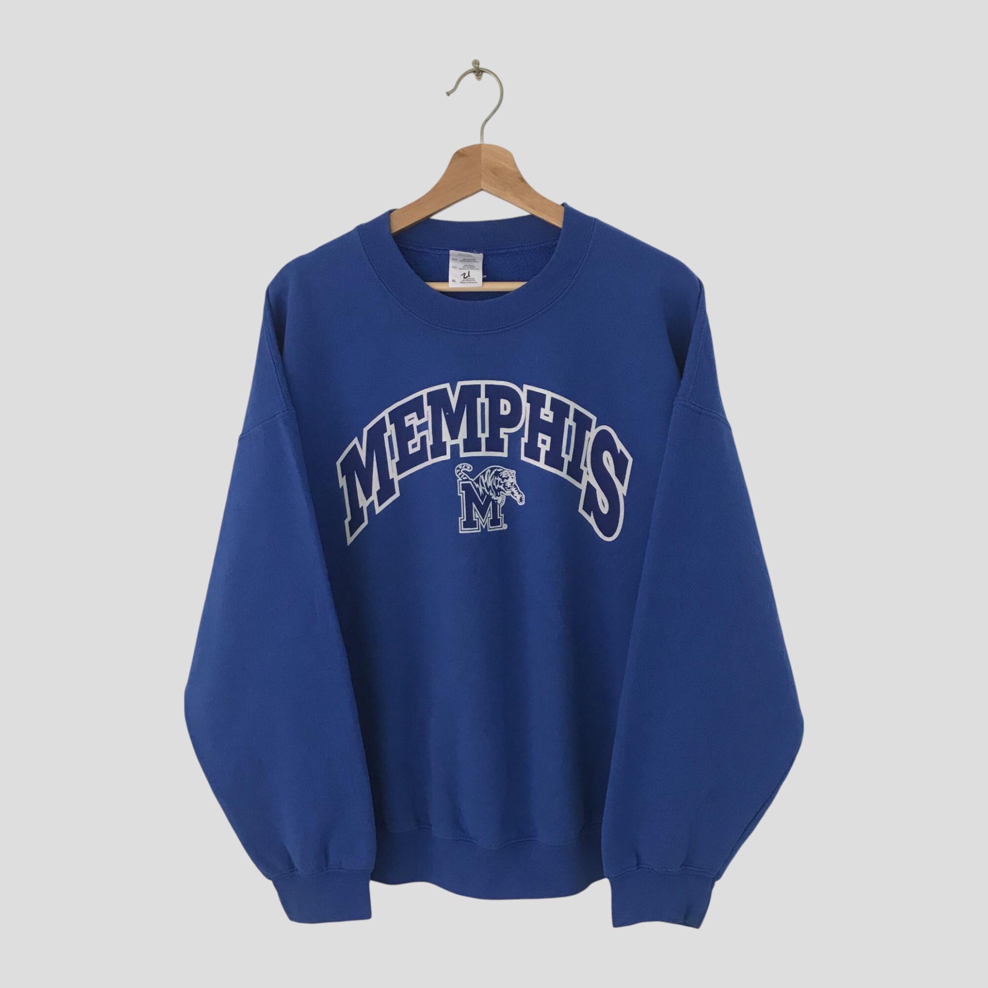 Vintage University Memphis Blue Sweatshirt Xlarge University 