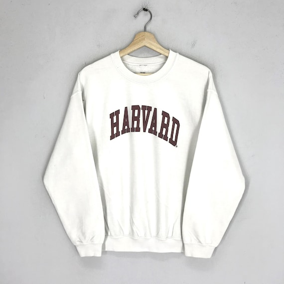 White harvard sweatshirt hotsell