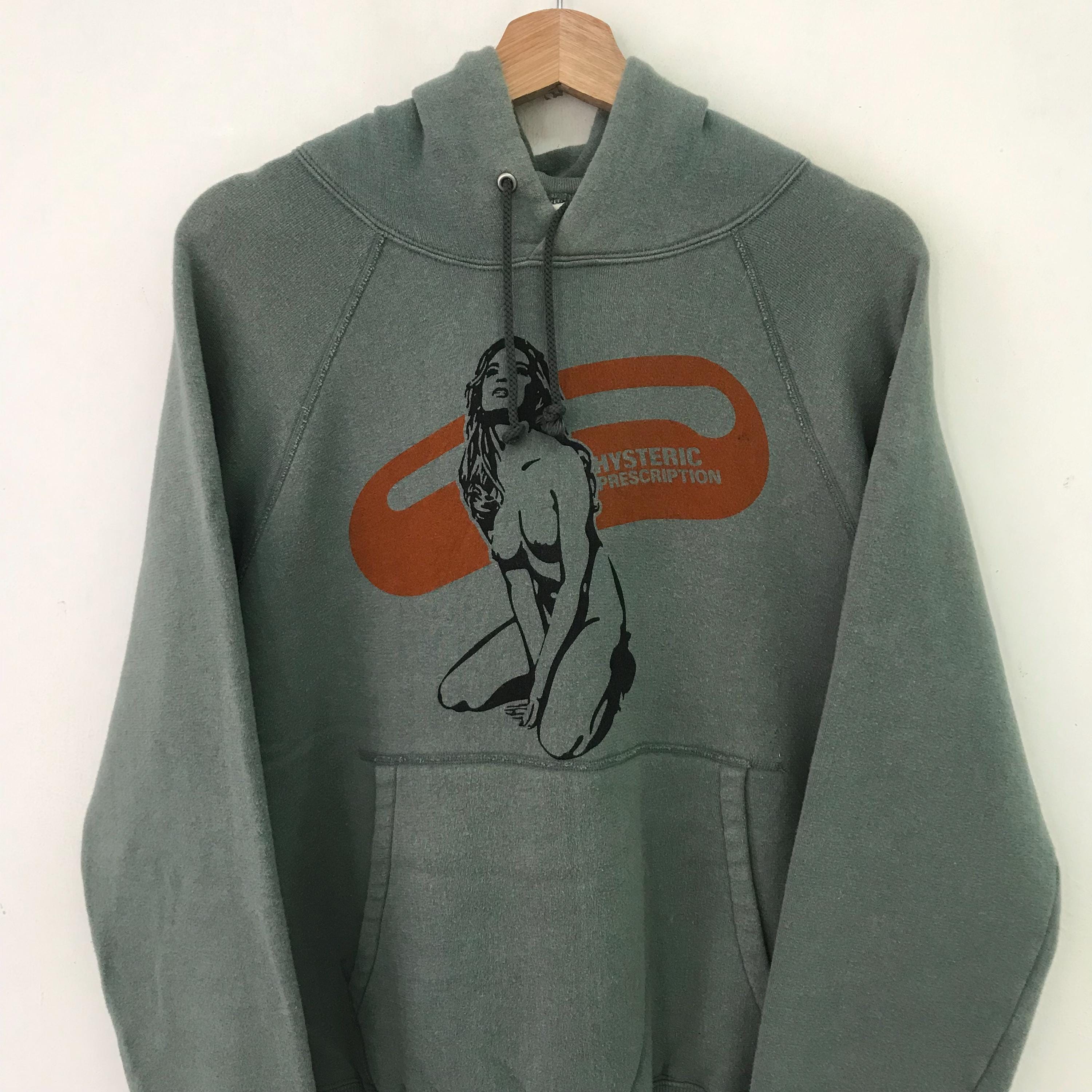Vintage 90's Hysteric Glamour Japan Green Sweater Medium Hysteric