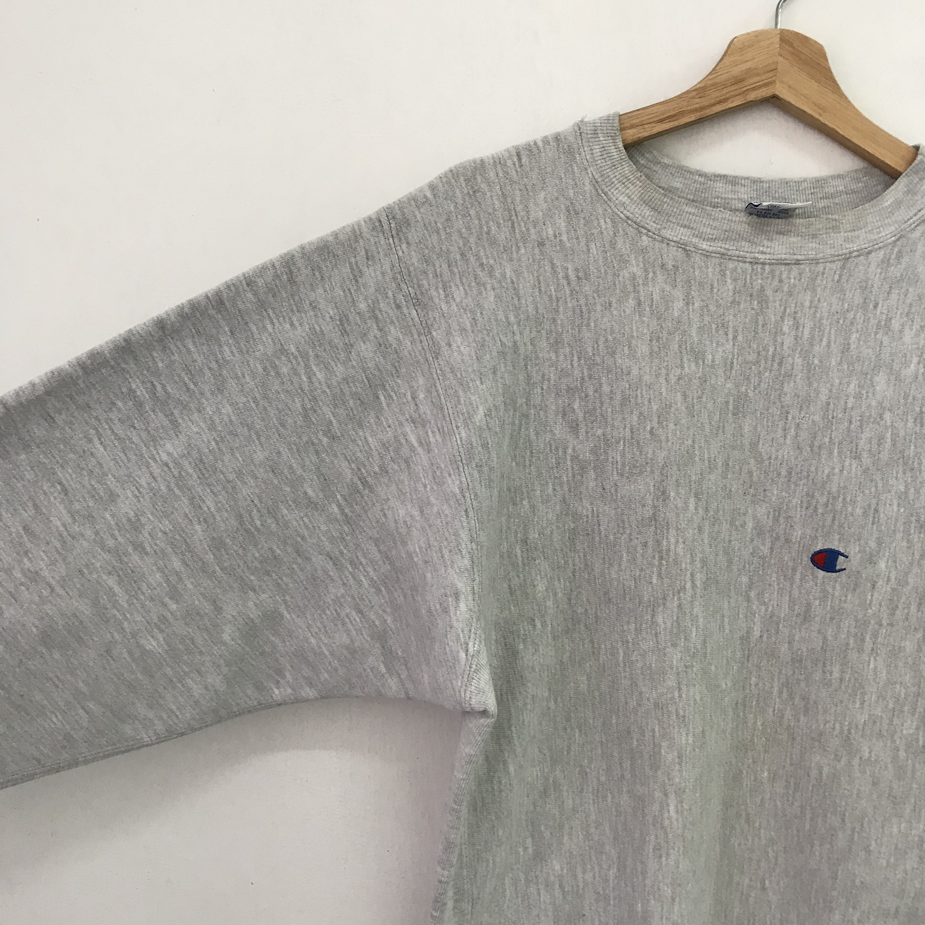 Vintage 90s Champion Reverse Weave Gray Sweatshirt Medium Champion