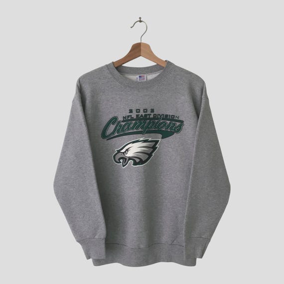 Vintage Philadelphia Eagles Football Grey Sweatshirt Medium