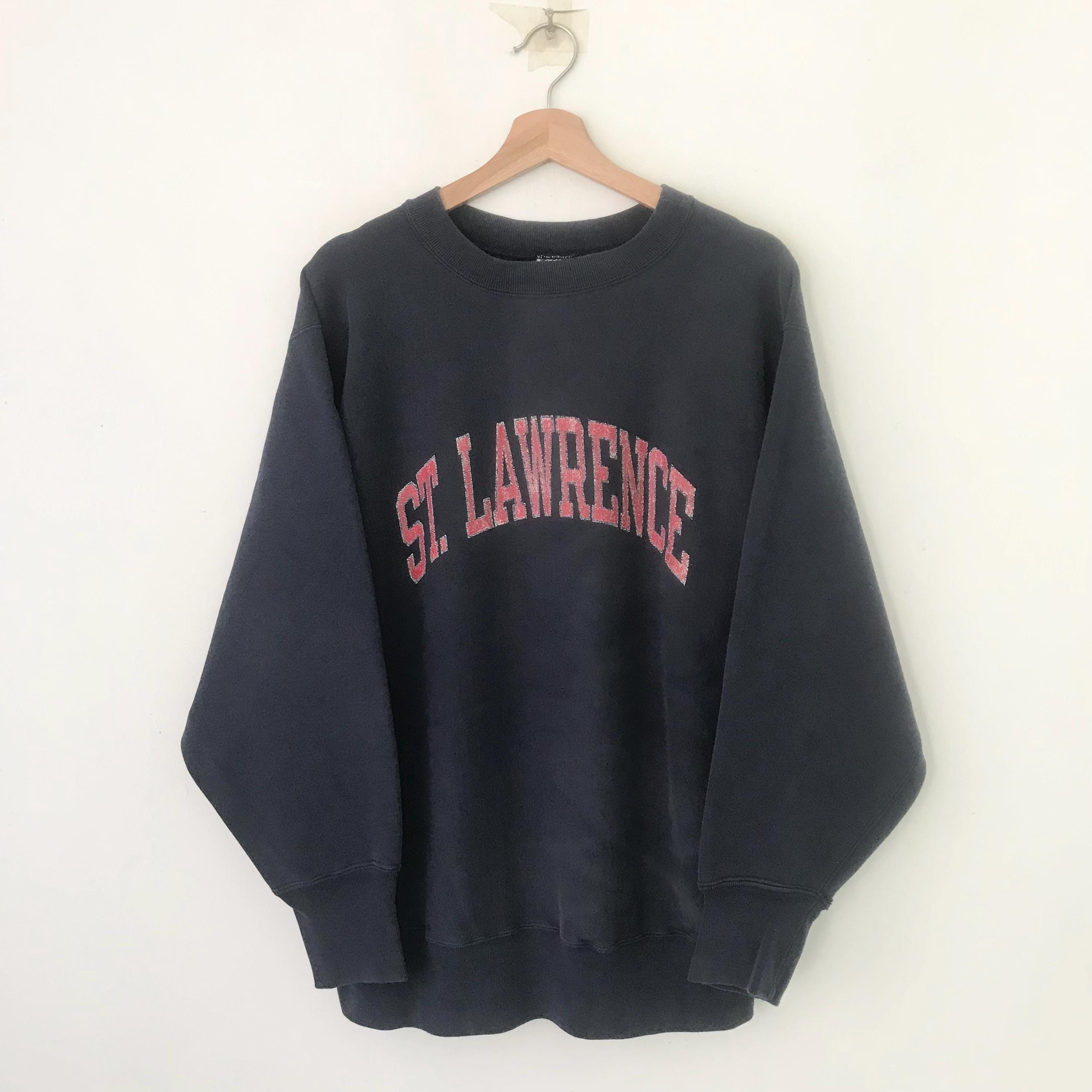 Vintage 90's Distressed Champion Reverse Weave St. Lawrence