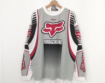 Vintage Fox Racing Team Motocross Tshirt Large Fox Racing