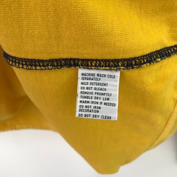 Vintage 90s Polo Ralph Lauren Half Button Yellow … - image 8