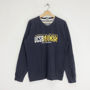 Vintage University Of California Santa Barbara Sweatshirt Barbara Sweater Blue UCSB Gauchos Crewneck University Santa Barbara Jumper Size M