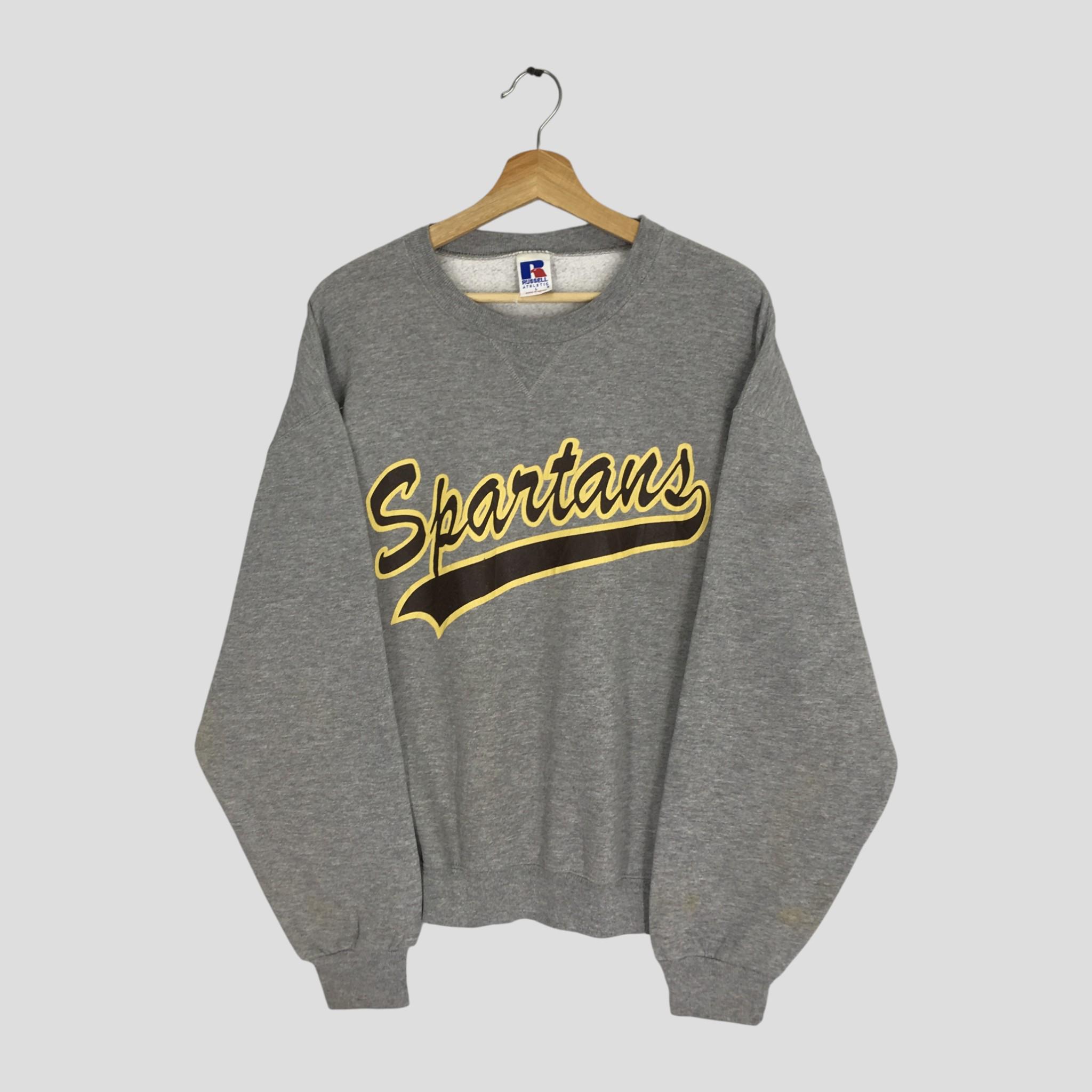 Vintage 90's Russell Athletic Gray Sweatshirt Large Russell