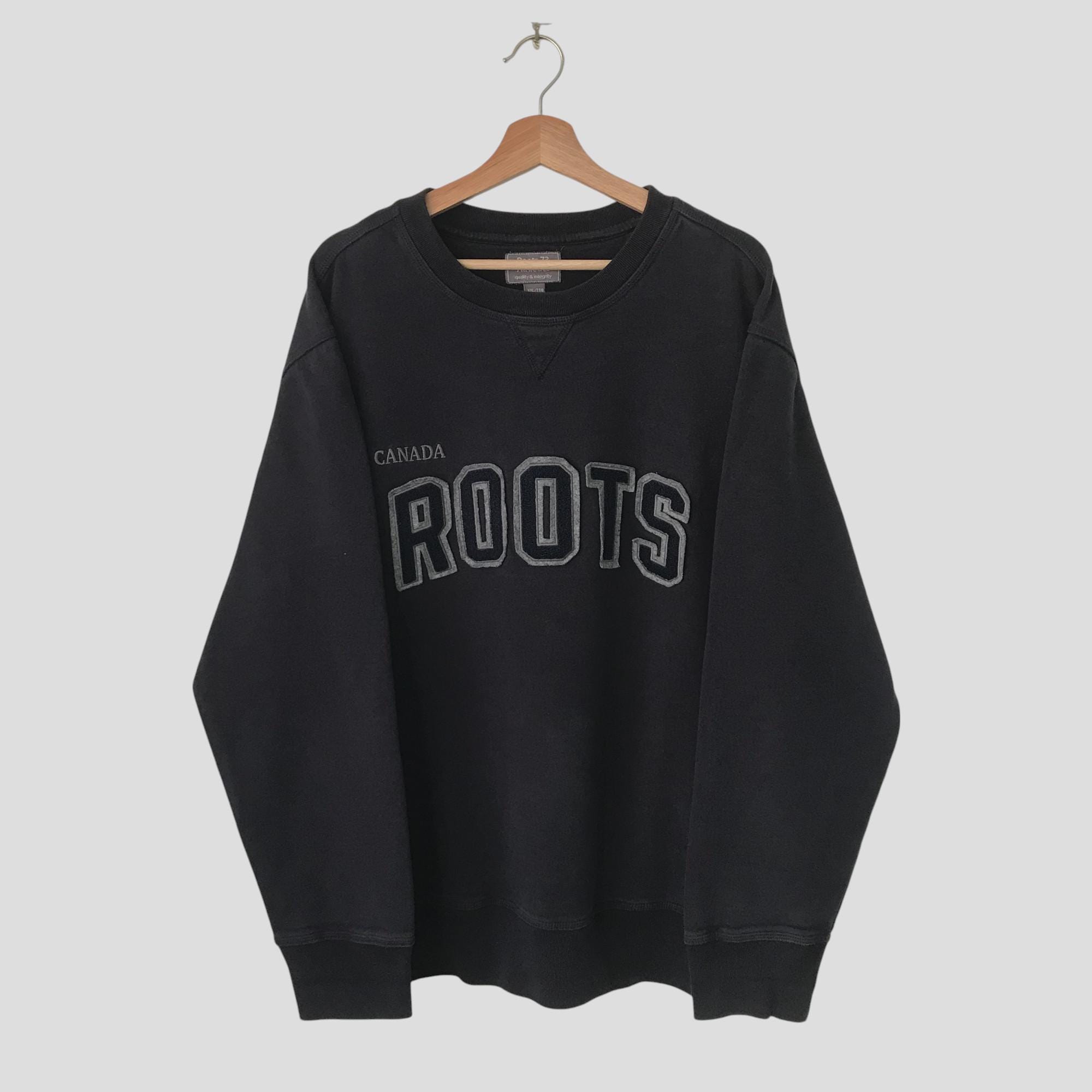 Vintage Roots Canada Sweatshirt 2xlarge Roots Canada Athletic 