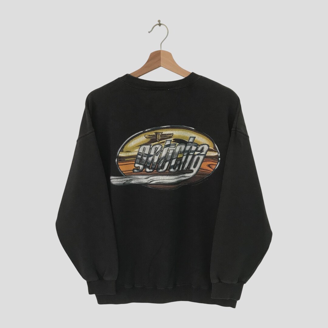 Vintage 90s Gotcha Black Sweatshirt Medium Gotcha Surf Surfer
