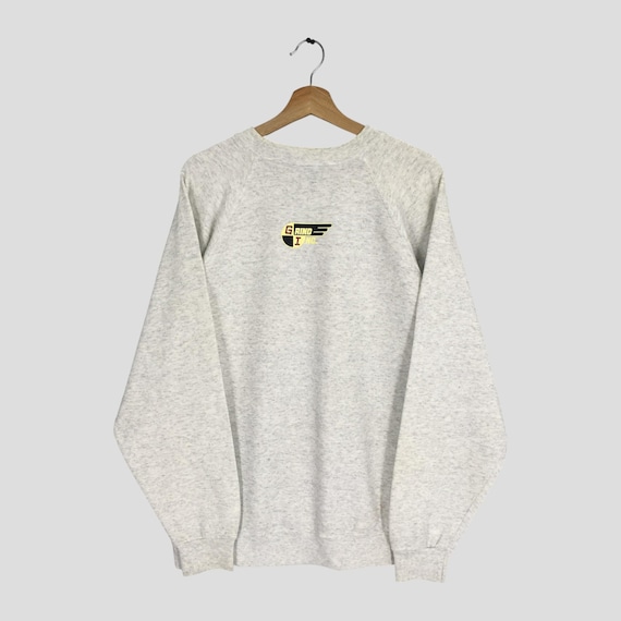 Vintage 90s Grind Inc. Skateboard Grey Sweatshirt Large Grind