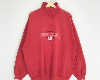 Vintage Wisconsin Sweatshirt Made in USA Large Fruit of the Vintage Wisconsin Sweatshirt Made in USA Large Fruit of the