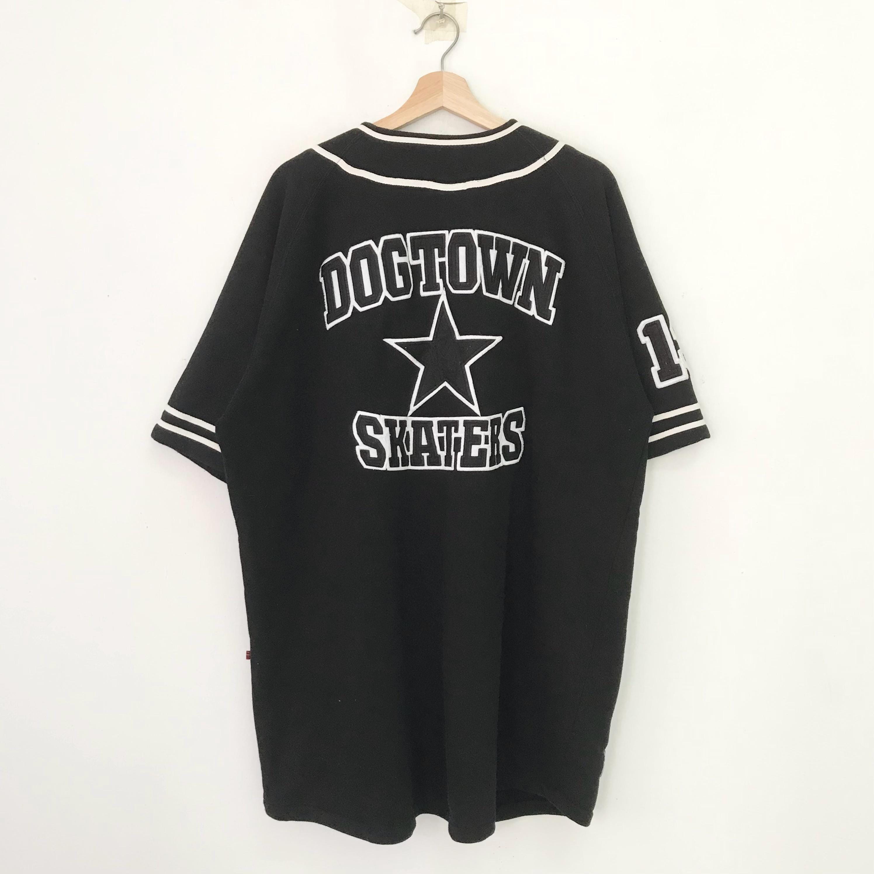 Vintage Dogtown Skaters Black Button Baggy Shirt Xlarge Dogtown