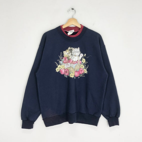 Cozy Vintage Japanese Koi Fish Hoodie Nautical Animal Asian