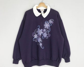 Vintage 90s Morning Sun Sweatshirts Morning Sun Graphics Cat