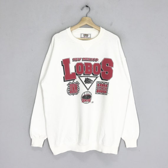 Vintage University New Mexico White Sweatshirt Large University New Mexico UNM Crewneck University New Mexico Lobos Football Pullover Size L Etsy