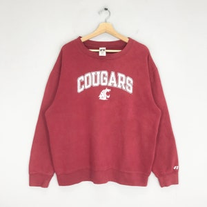 Vintage Washington State University Sweatshirt Washington State Sweater Washington Crewneck Washington State Cougars Big Logo Jumper Size XL