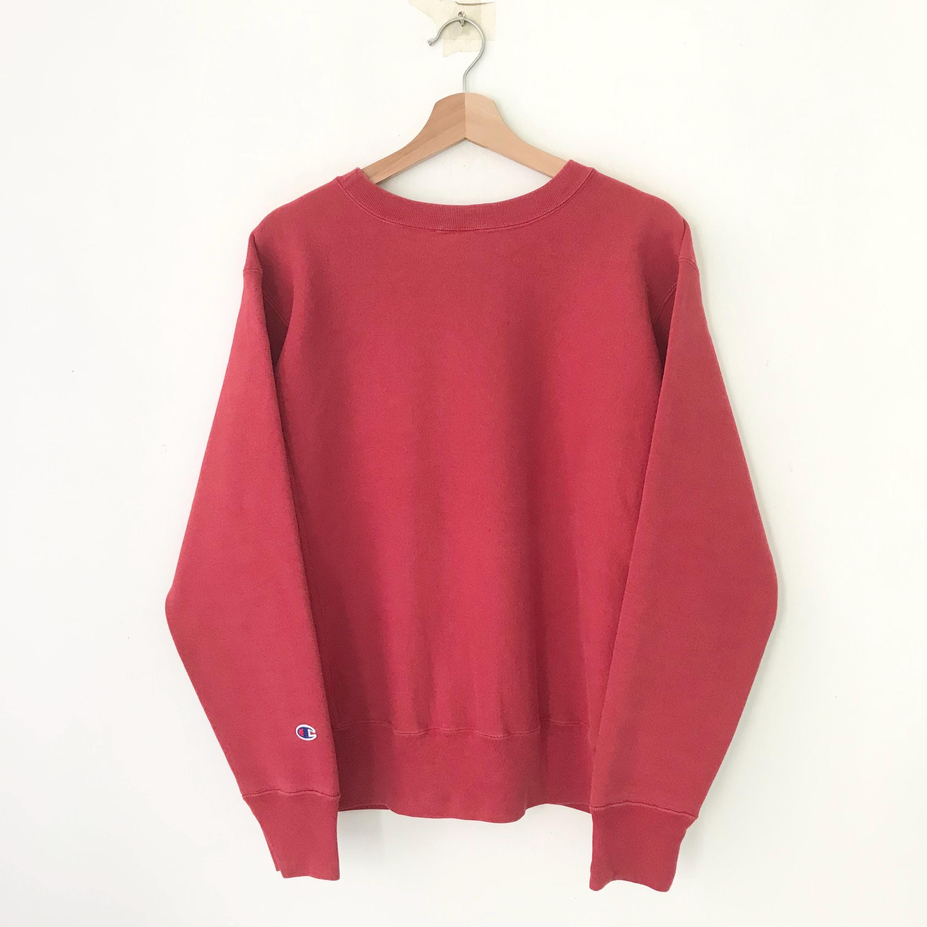 Vintage Champion Reverse Weave Harvard University Red Sweatshirt