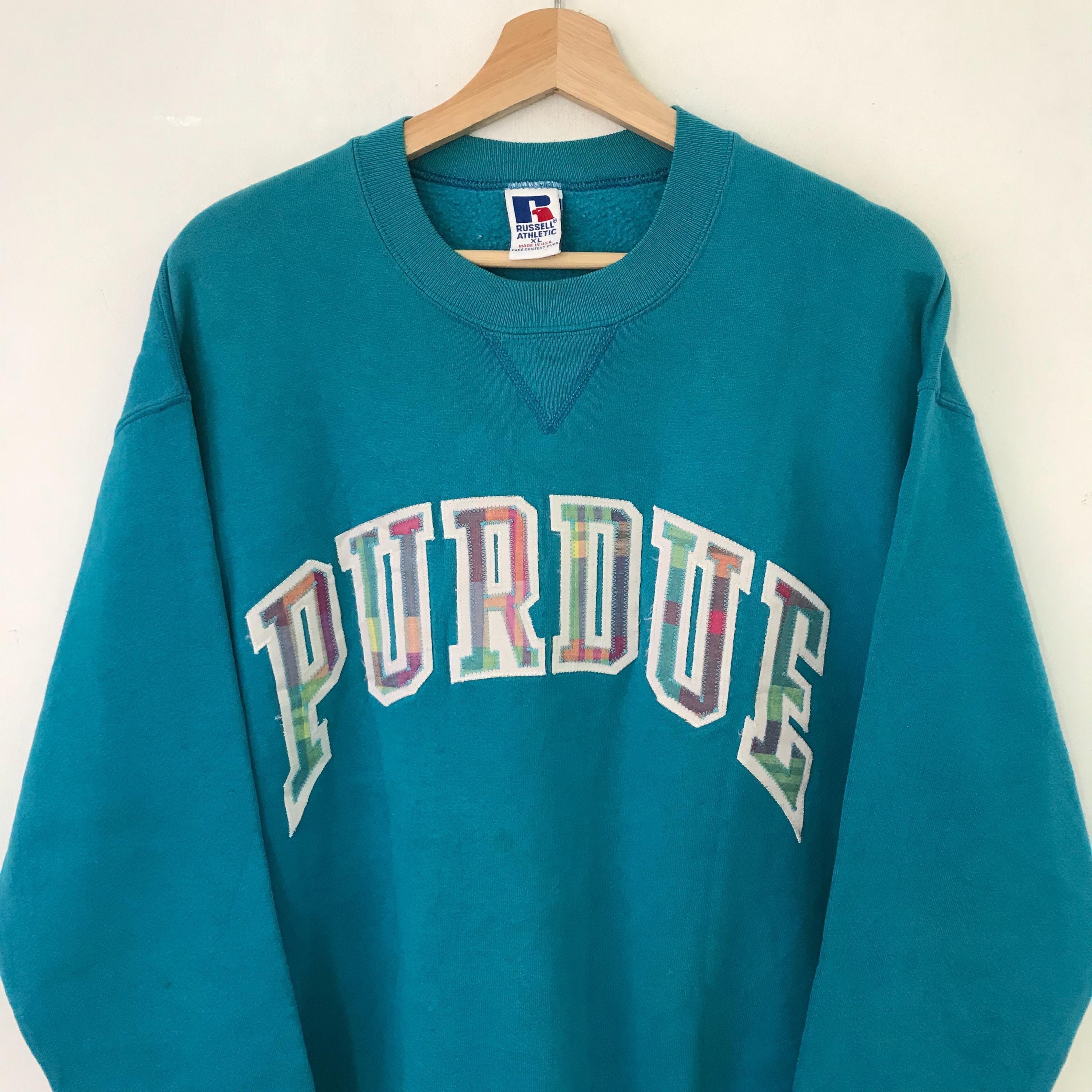 Vintage 90s Purdue University Blue Sweatshirts Xlarge Purdue