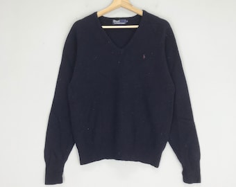 Vintage 90s Polo Ralph Lauren Half Zip Sweatshirt Sweater Pullover