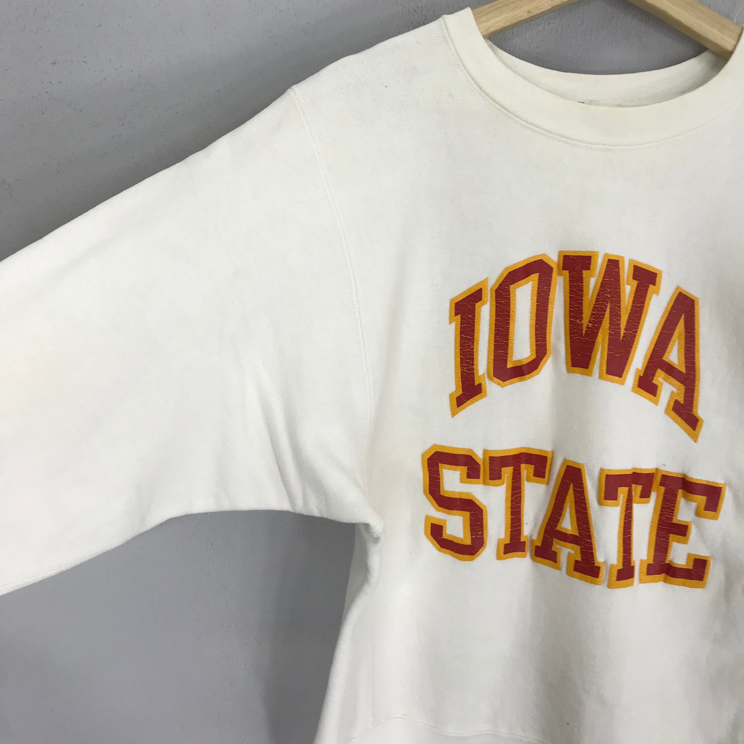 Buy Vintage 90s Champion Reverse Weave Iowa State Sweatshirt (size