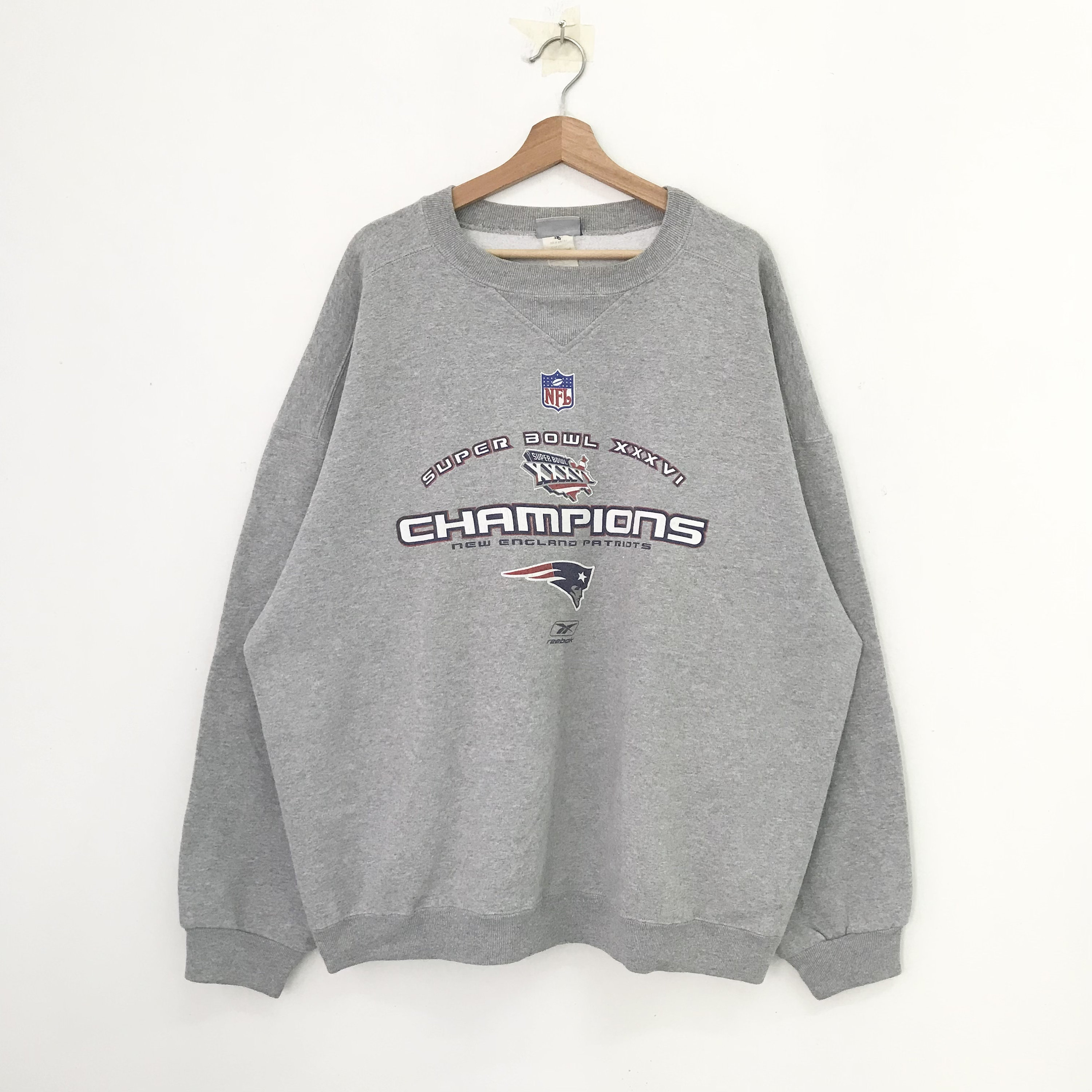 チャンピオン NFLペイトリオッツ 刺繡 XL スウェット トレーナー 90s 
