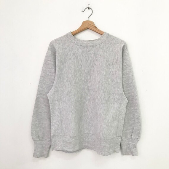 Vintage 90s Champion Reverse Weave Gray Sweatshirt Medium Champion