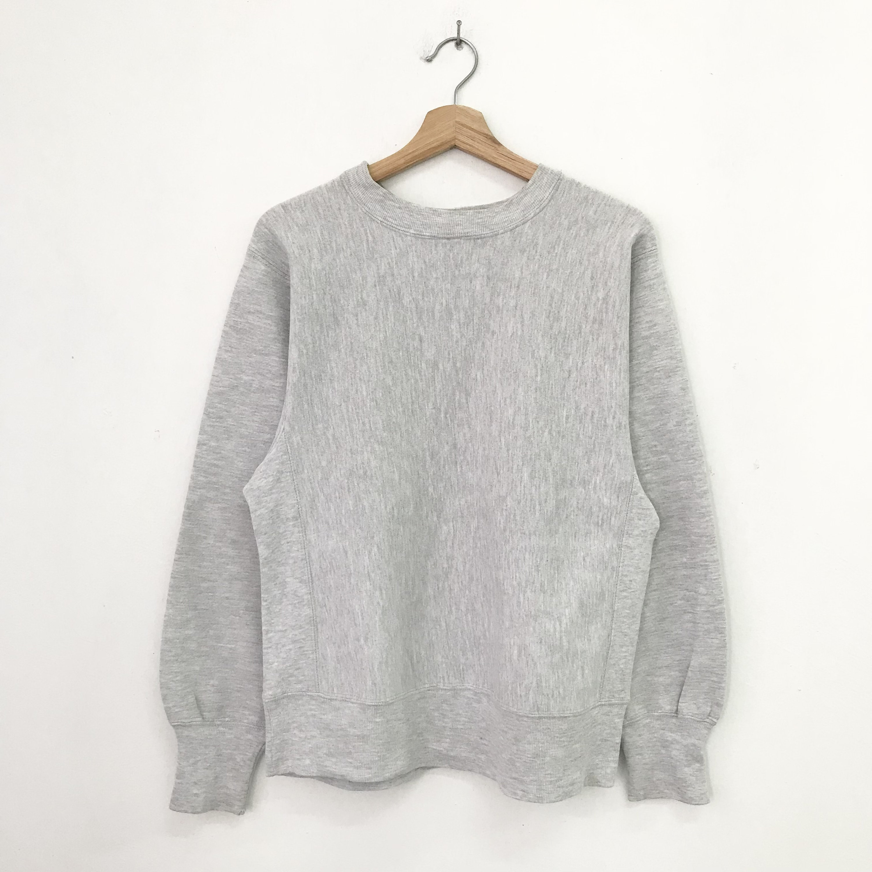 Vintage 90s Champion Reverse Weave Gray Sweatshirt Medium Champion
