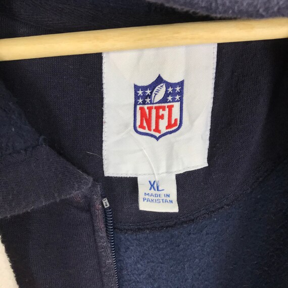 Sweat Vintage Bleu Marine Chicago Bears Années 90 - Taille 2XL - Neuf Avec Étiquette - Football Américain