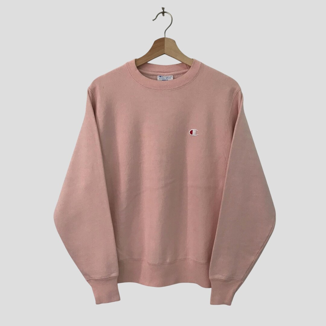 Champion Women's Life Reverse Weave Crew Pink Size X-Small