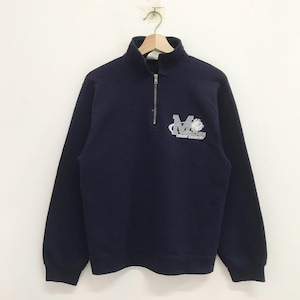 Vintage Y2K Metuchen Blue Sweatshirt Half Zipper Small Metuchen Cross Country Spell Out Sweater Metuchen Crewneck Metuchen Pullover Size S