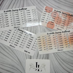 26週間の貯金チャレンジ