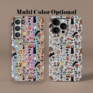 Customize Color Cartoon Spirited Away Totoro Phone Case for iPhone 11 12 13 14 15 Pro Max Mini X Xs Max 7 8 Plus, Anime Galaxy S23 S22 Ultra