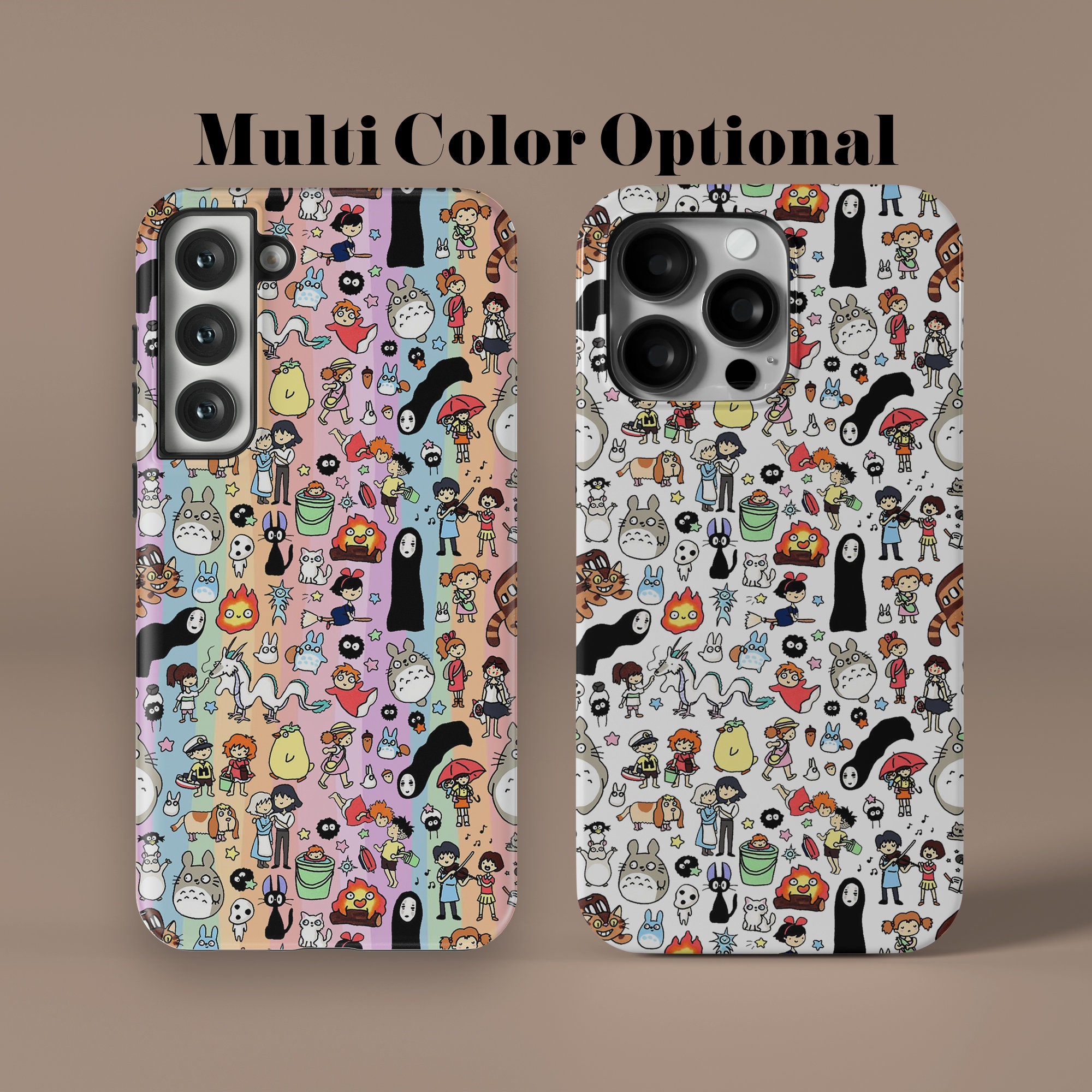 Customize Color Cartoon Spirited Away Totoro Phone Case for