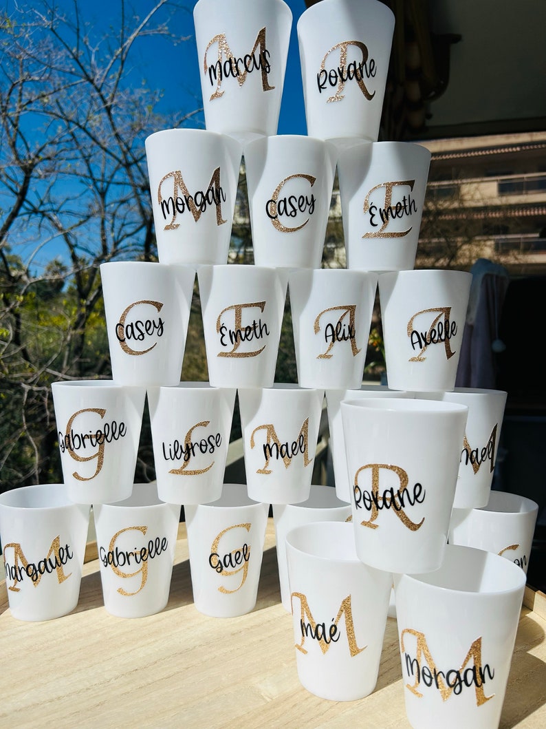 Gobelet Eco Cup Prénoms, gobelets personnalisé, mariage. image 1