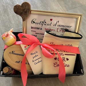 Box Super Nounou - Box personnalisée - Box cadeau - Box cadeau personnalisée - Box Nounou - Cadeau pour Nounou - Cadeau de Noël pour Nounou.