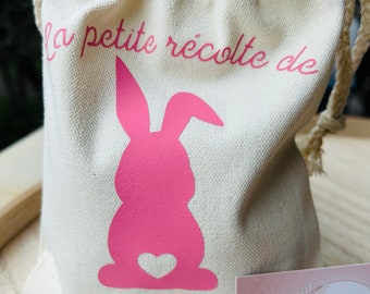 Petit sac de pâques personnalisé avec prénom - Panier de pâques personnalisé - Petit Sac de pâques - Panier de pâques - Panier de pâques