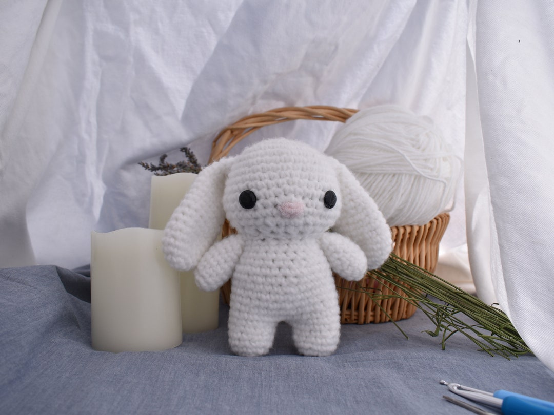Small Crochet Rabbit Adorable Mini Bunny Plush Amigurumi Crochet - Etsy